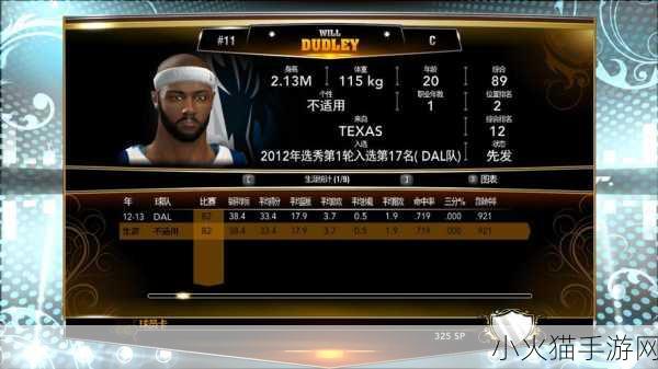 深入解析 NBA 2K13 My Player 介面，翻译与功能指南