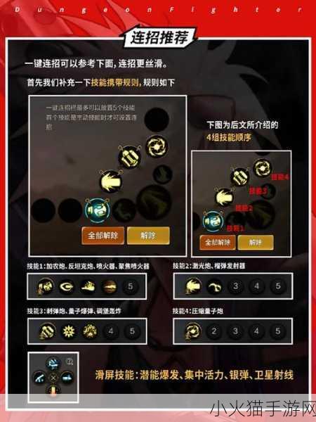 DNF 手游枪炮师连招秘籍，解锁超强战斗招式