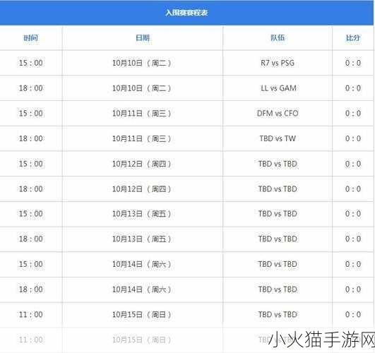 2023 英雄联盟全球总决赛赛程全解析