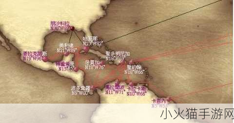 大航海时代 4 威力加强版 HD，全港口地图坐标分布大揭秘