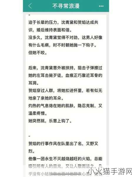 糙汉VS软糯女主-1. 《硬汉与柔情：意外相遇的爱情故事