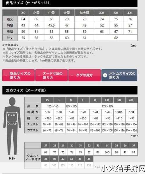 日本尺码与亚洲尺码区别 深入解析日本尺码与亚洲尺码的差异及其影响