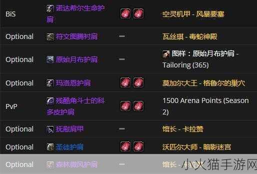 魔兽世界 Plus P2 奶德 BIS 装备全解析