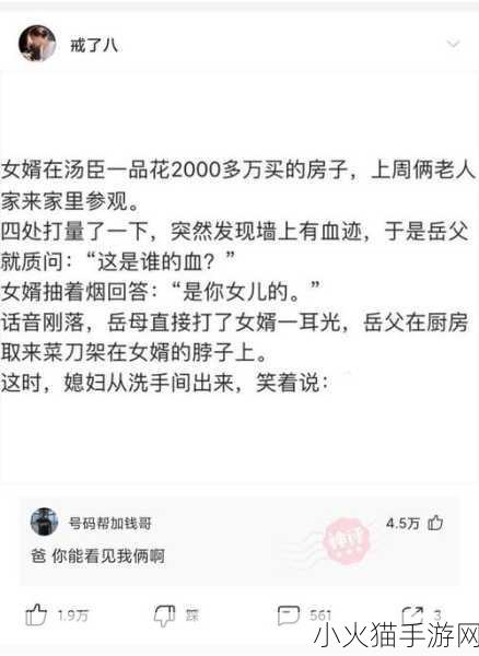 女婿有劲枪枪到底 1. 女婿有劲枪，家庭关系新解读