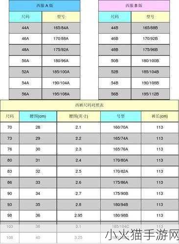 亚洲尺码和欧洲尺码的对比 亚洲尺码与欧洲尺码对比解析：穿衣不再烦恼！
