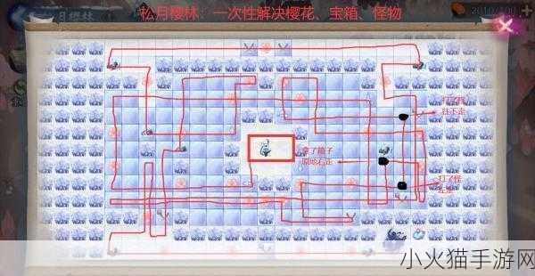 阴阳师松月樱林 35 步通关秘籍，详细路线图指南