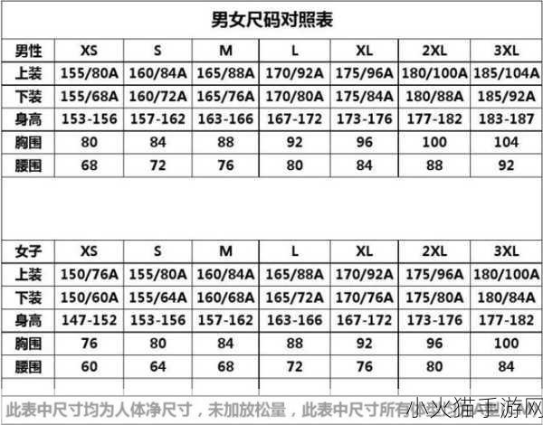 国产尺码和欧洲尺码表对照表对比 国产尺码与欧洲尺码对照解析，轻松选购无忧！