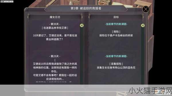 魔女之泉3全支线任务攻略大揭秘，道具选择与流程详解