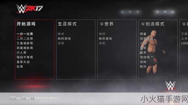 WWE 2K17 通关秘籍大揭秘，全方位攻略指南